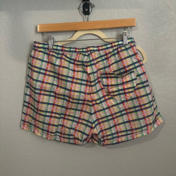 Kerri Rosenthal Plaid Rainbow Heart Shorts - Picture 2 of 3